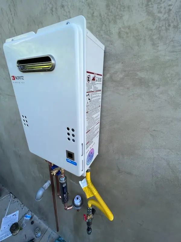 Tankless water heater installation for Cibola Vista homes